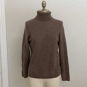 Taupe Cashmere by Charter Club turtle neck sweater